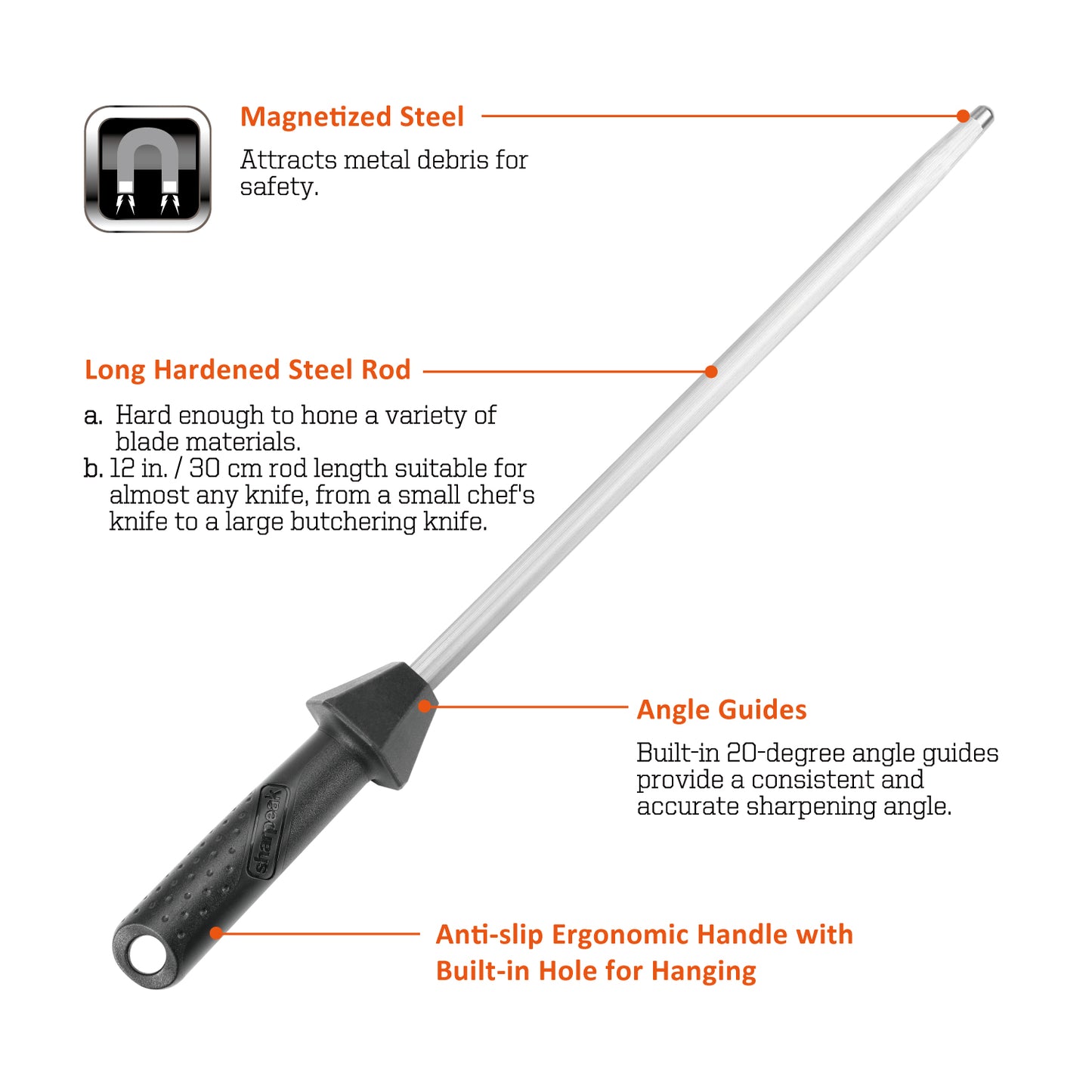 108S 12 in. / 300 mm Sharpening Steel