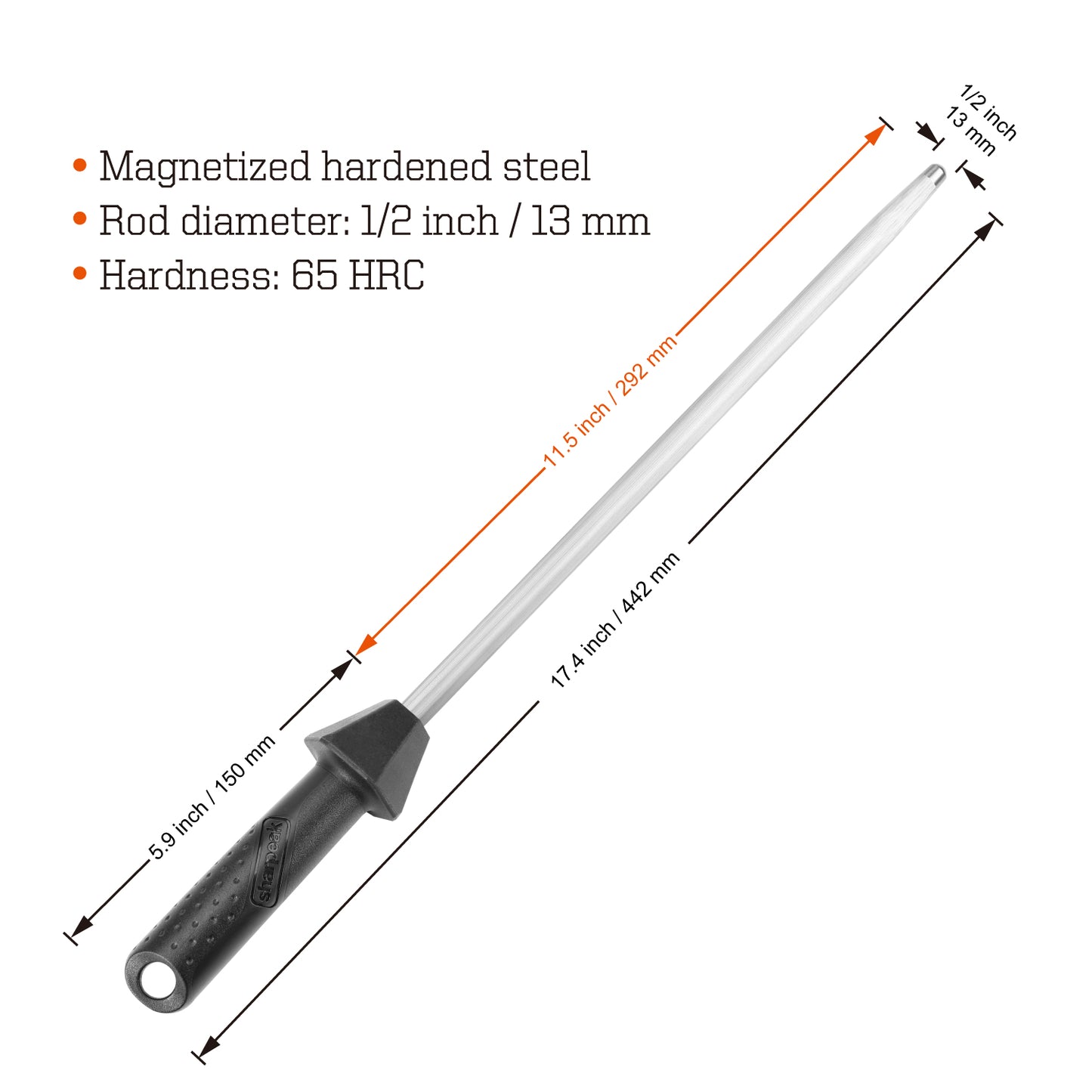 108S 12 in. / 300 mm Sharpening Steel