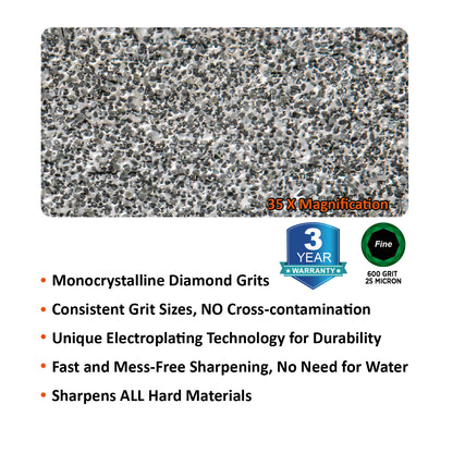114N Credit Card Size Diamond Sharpening Stone Fine 600 Grit
