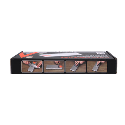 168H 8'' x 3'' Dual-Grit Diamond Sharpening Stone with Angle Guide (without storage case) Coarse 325 grit & Extra Fine 1000 grit