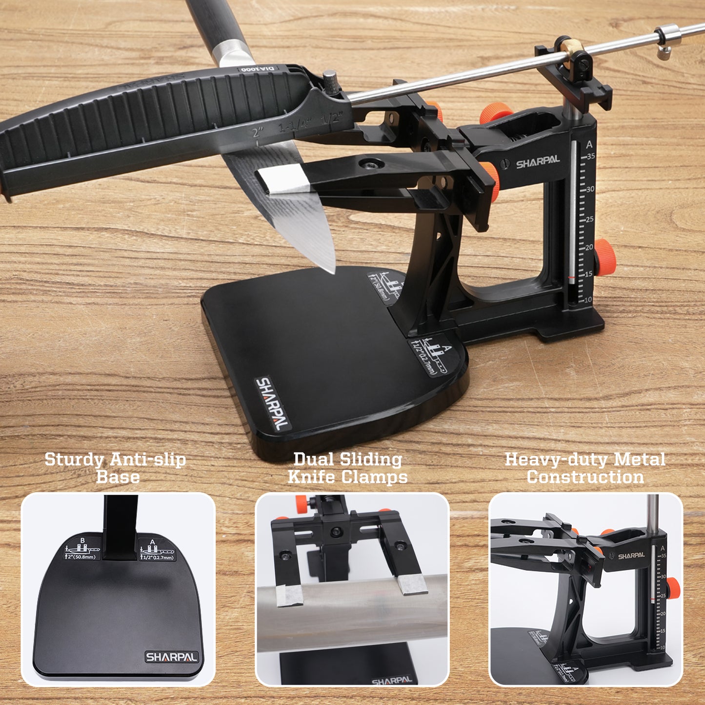 202H Knife Sharpening Kit With Accurate Angle Adjustment