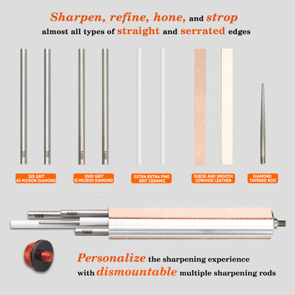 210N TRANSFOROD 11-In-1 Adjustable Angle Knife Sharpener