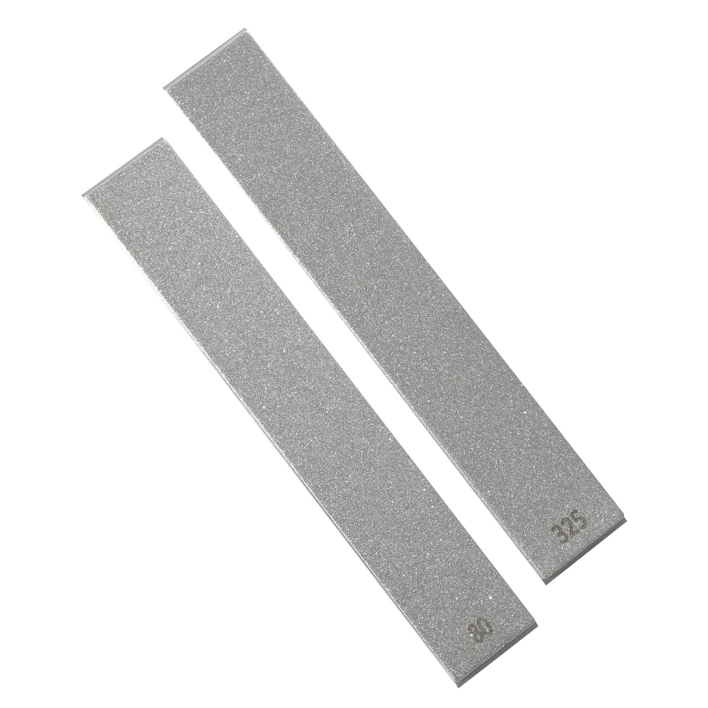 DIA-80/325 2-Piece Diamond Plates, Extra Extra Coarse 80 & Coarse 325 Grit, 1" x 6" / 25 x 150 mm