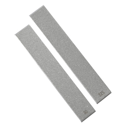 DIA-80/325 2-Piece Diamond Plates, Extra Extra Coarse 80 & Coarse 325 Grit, 1" x 6" / 25 x 150 mm