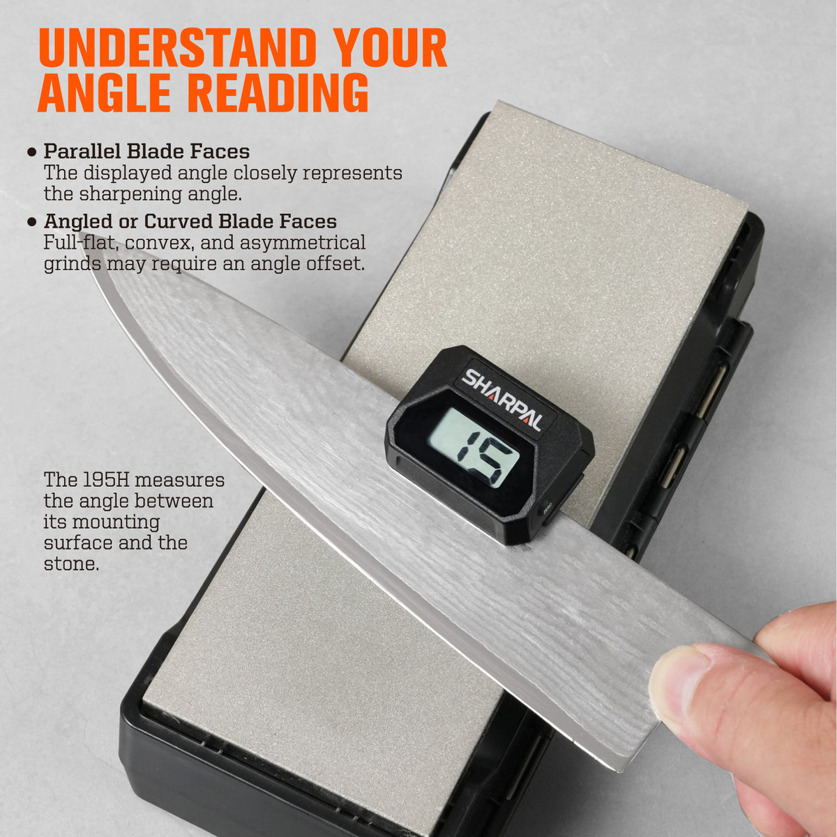 195H Digital Sharpening Angle Trainer