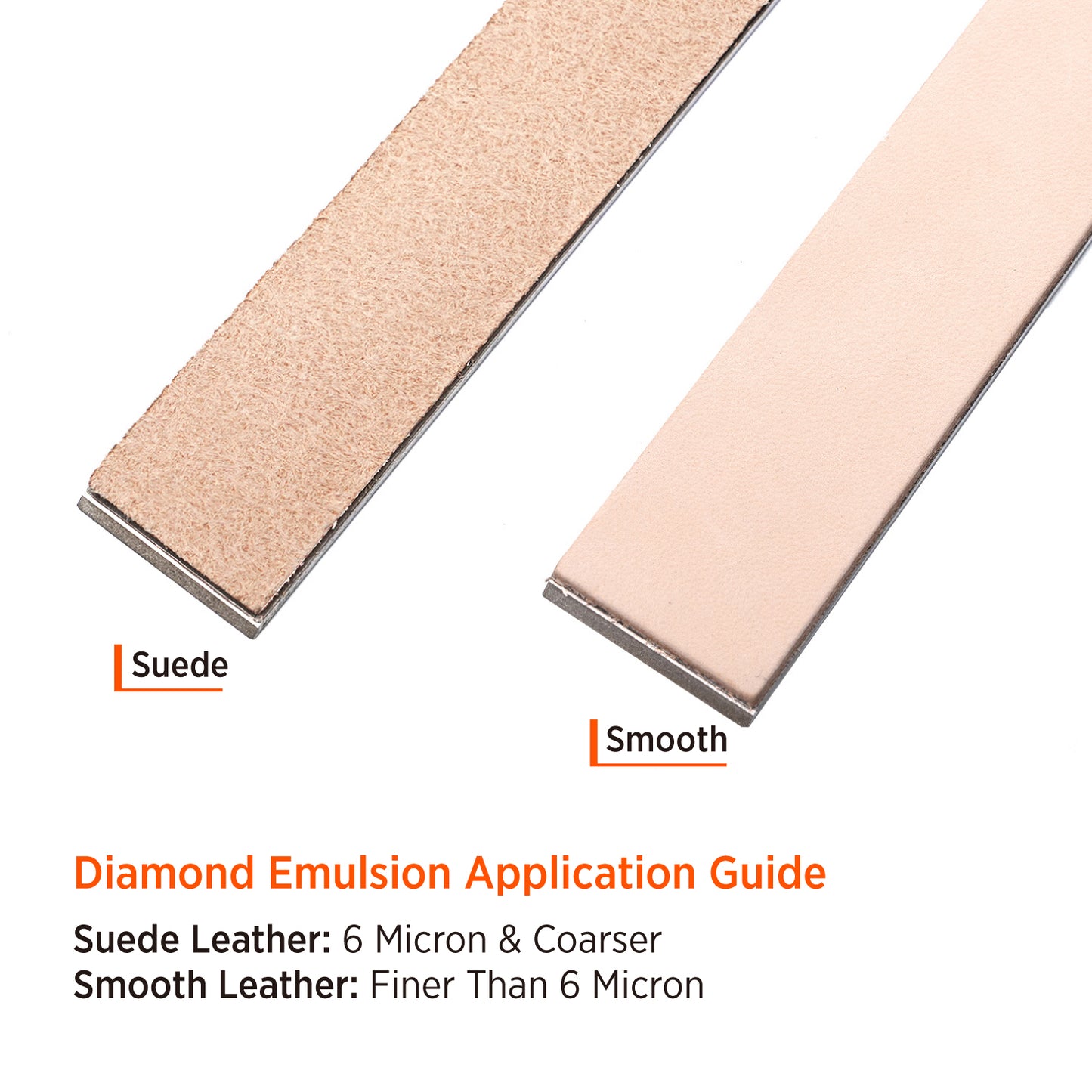 2-Piece Leather Strop, 1" x 6" / 25 x 150 mm