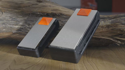 162N Dual-Grit Diamond Whetstone with Storage Base 8'' x 3'' / 203 x 76 mm Coarse / Extra Fine