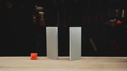 168H 8'' x 3'' Dual-Grit Diamond Sharpening Stone with Angle Guide (without storage case) Coarse 325 grit & Extra Fine 1000 grit