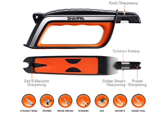 All-In-1 Knife, Pruner, Axe & Tool Sharpener - Sharpal Inc.